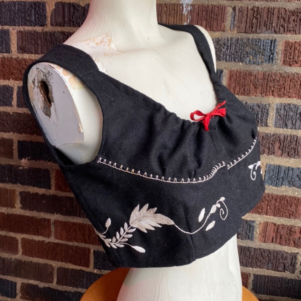 vintage folk style bodice